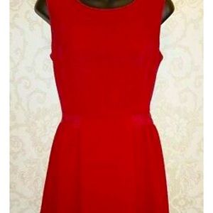 Modcloth Red Lace Trim Vintage Dress 1X Myrtlewood